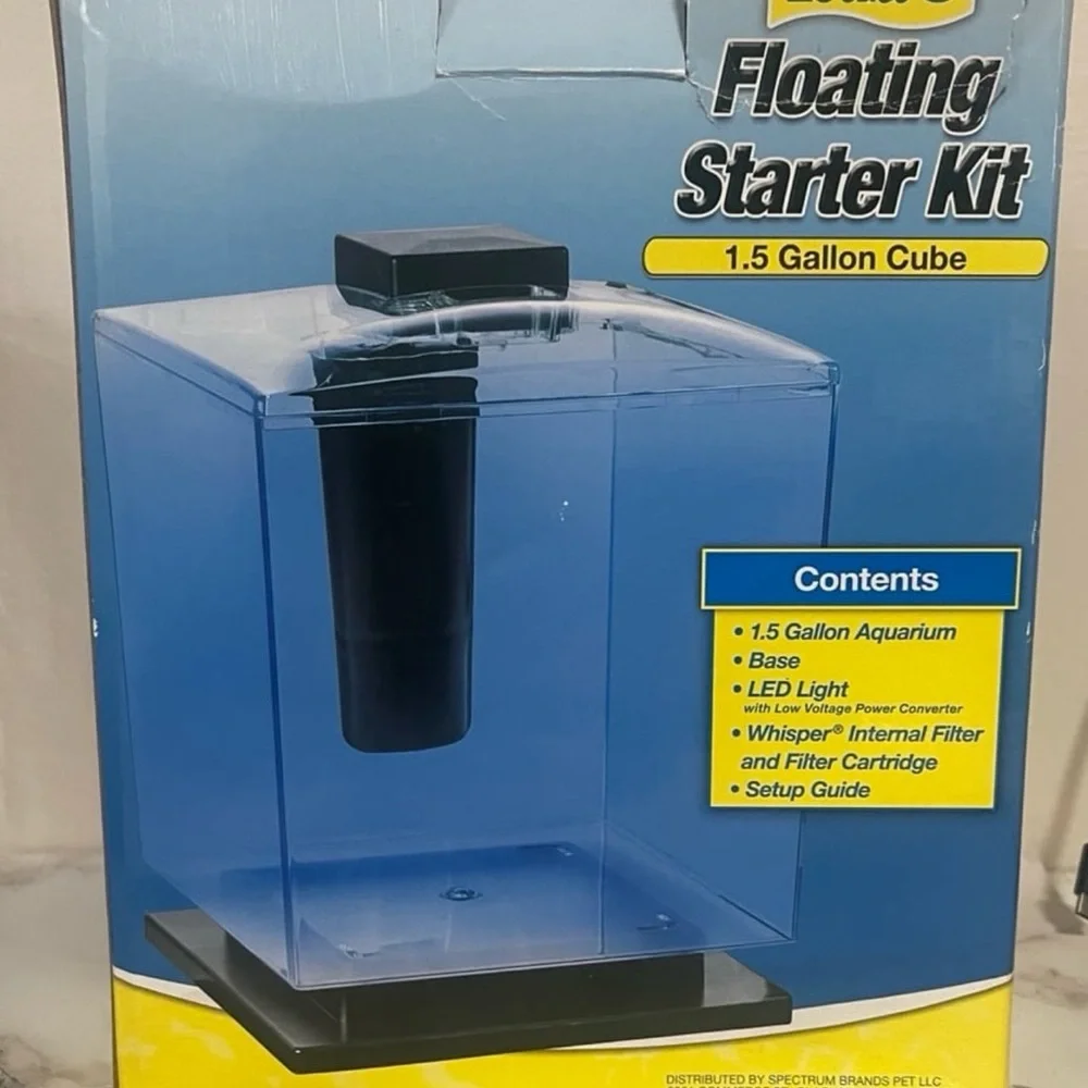 Floating Starter Kit 1.5 Gallon Cube - Black